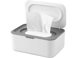 Caja Para Toallas, Pañales Húmedos Y Papel Higiénico, Almacenador Portátil De Plástico Con Tapa Para Hogar Y Oficina