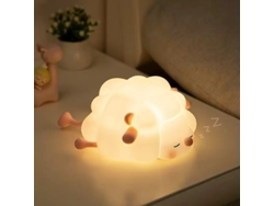 Luz Nocturna Led Con Sensor, Modelo «cordero», 7 Colores, Decoración Para Habitaciones Infantiles, Regalo De Cumpleaños