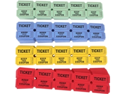 800 Boletos De Rifa De Papel De Colores Para Eventos, Diseño Ligero Y Transparente.
