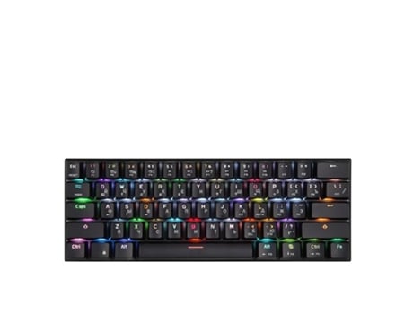 Teclado Gaming SLOWMOOSE Ck62 (Bluetooth - Mecánico - Ruso - Negro)