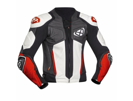 Chaqueta de Moto para Hombre IXON (L - Cuero - Negro)