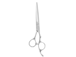 Tijeras Planas De Acero 404 Profesionales Para Barbería Y Salón, 17.7cm, Dureza Y Filo Alto, Manejo Cómodo