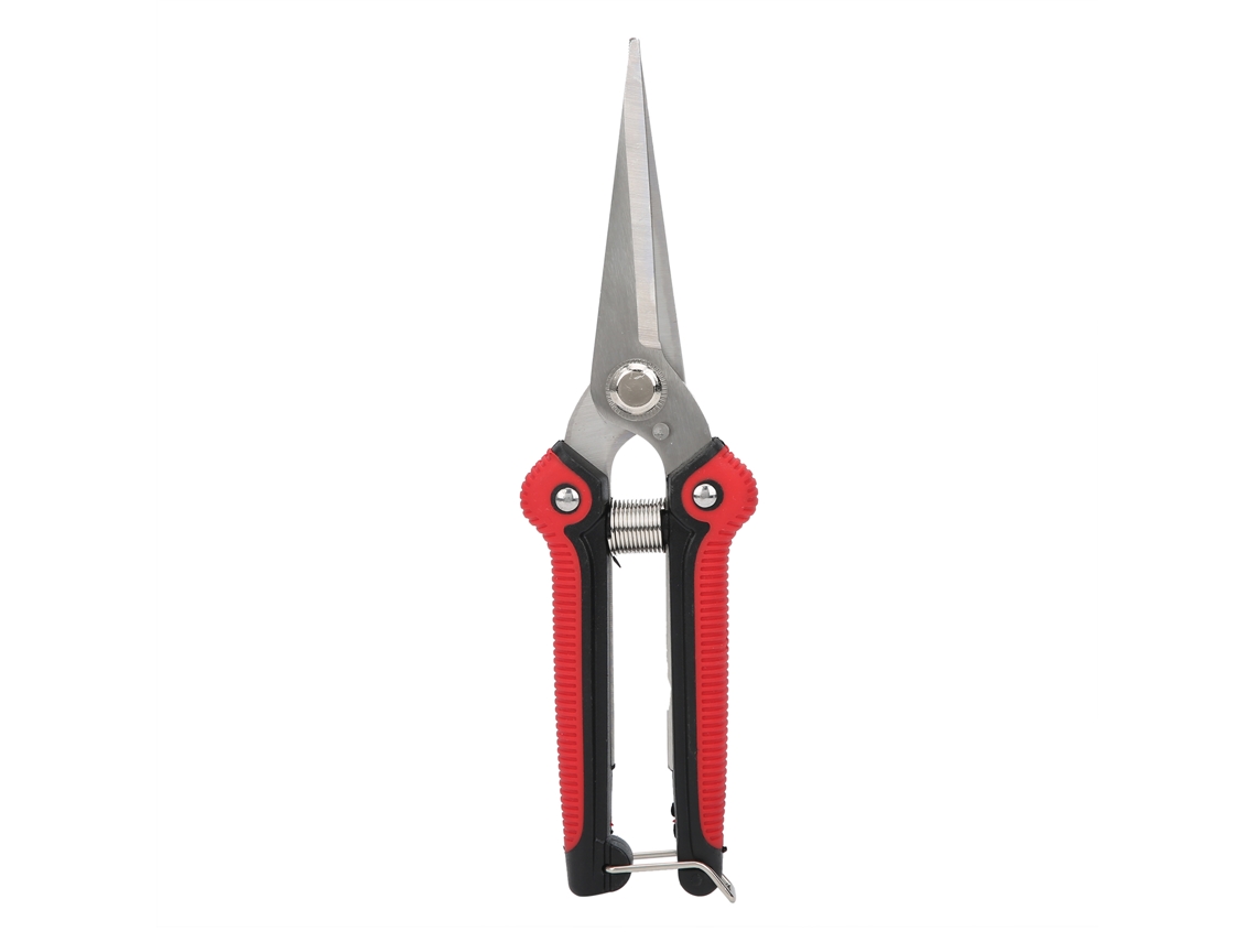 Tijeras De Podar Multifuncionales Rojas De Acero Inoxidable, Fáciles De Usar Para Jardinería Y Poda De Ramas.