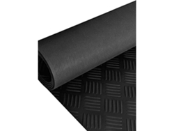 Estera Antideslizante Suelo Caucho Goma 3mm - Cuadro De Rayas 2x1.5 Metros
