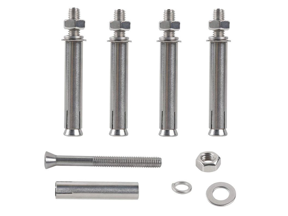 Pernos De Expansión M6x100mm De Acero Inoxidable 304, Anclaje Para Hormigón, Fijación De Alta Resistencia, 4 Unidades
