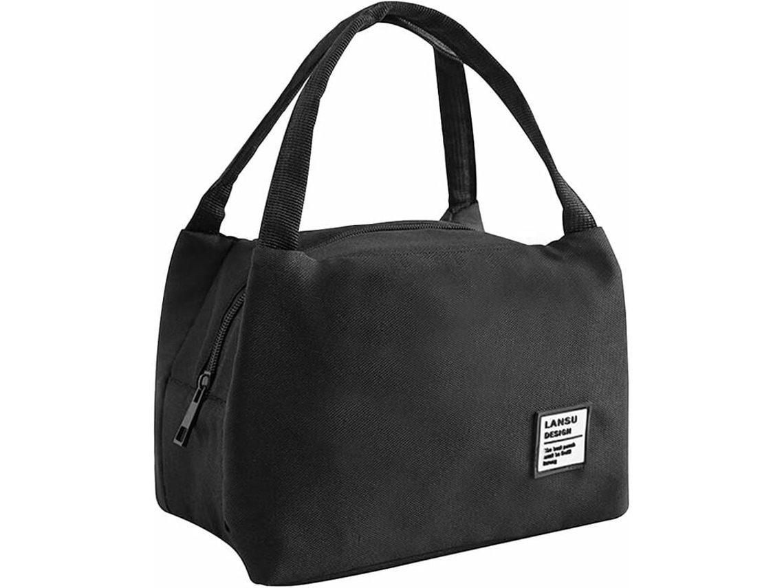 Bonita lonchera para niños y niñas, reutilizable, con bolsillo frontal para picnic, oficina y trabajo al aire libre, con cremallera.