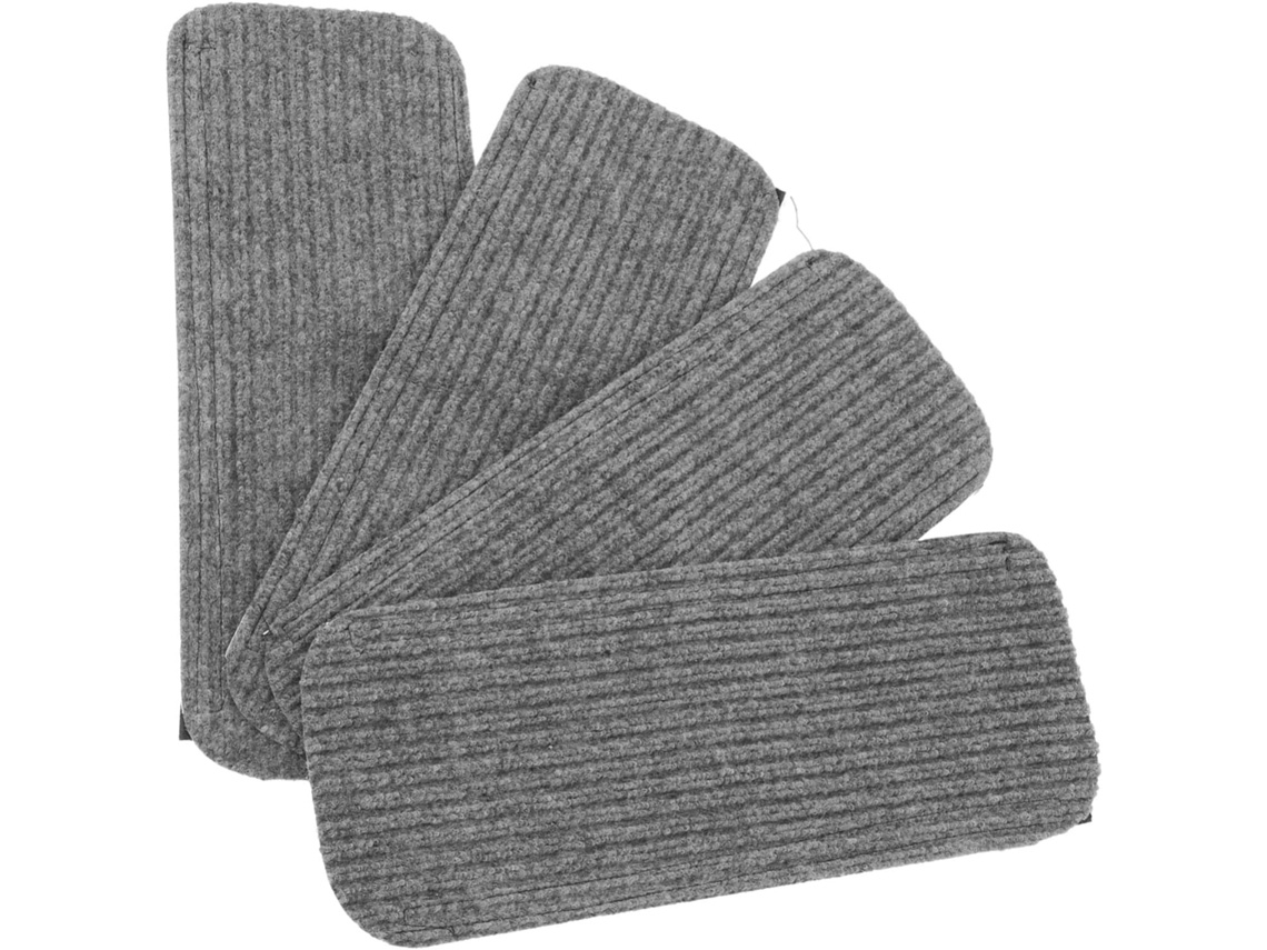 Juego De 4 Alfombrillas Antideslizantes Para Escaleras De Autocaravanas, Fabricadas En Material Resistente.