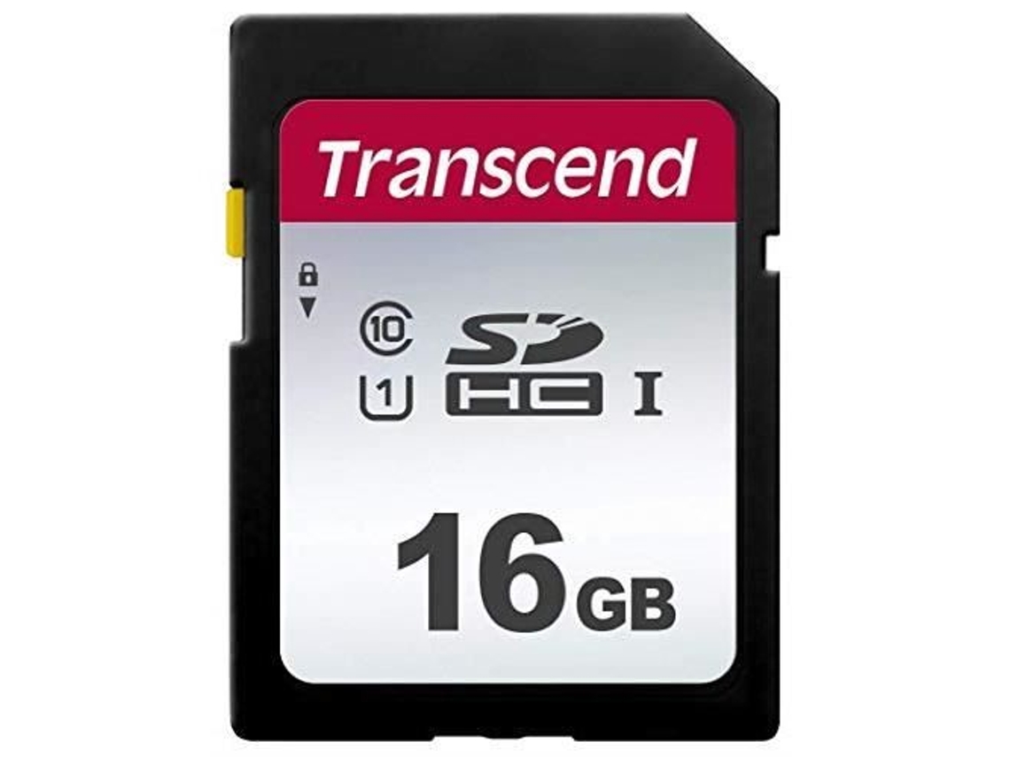 TRANSCEND Tarjeta Sd 16Gb Sdxc-Sdhc 300S 16Gb Embalaje Fácil Apertura Ts16Gsdc300S-E