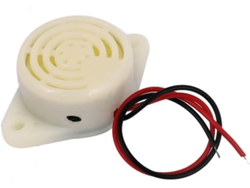 Alarma electrónica miniatura con zumbador y tono intermitente, 2 cables, 3V 24V CC CHABERLU