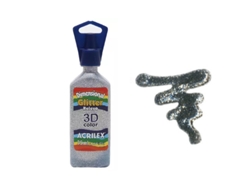 Relieve dimensional 3D Glitter 35Ml Plata 202 Acrilex