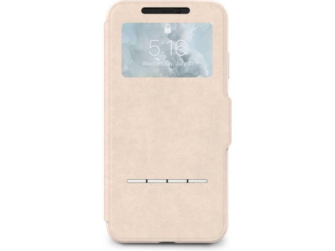 Funda iPhone XS Max MOSHI Sensecover Blanco