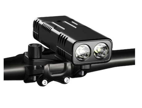Luces para bicicleta 1000 lúmenes Luces para bicicleta súper brillantes USB Recargable Led Luz para bicicleta de montaña IP65 Impermeable-Negro ENZ...