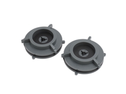1 Par Adaptadores Eixo Nab 10 Polegadas Universal Para Studer Revox B67 Akai Teac G8m2
