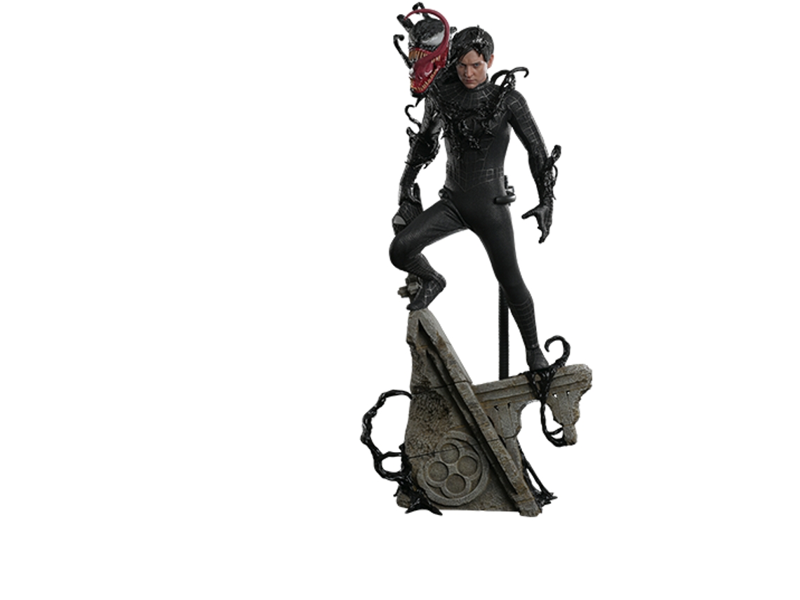 Figura Hot Toys MMS728B - Marvel Comics - Spider Man 3 - Spider Man Black Suit Deluxe Version