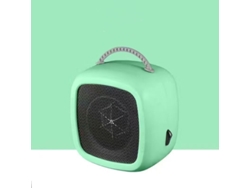 Calentador de aire para escritorio y oficina Sfushos (verde manzana, estándar europeo, 220 V)