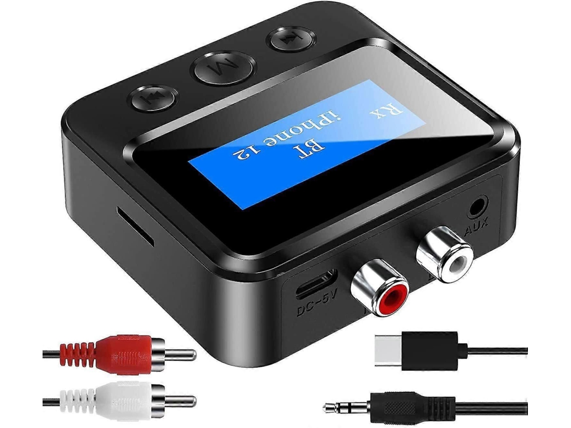 Transmisor y receptor Bluetooth 5.0 2025, adaptador de audio estéreo para música.