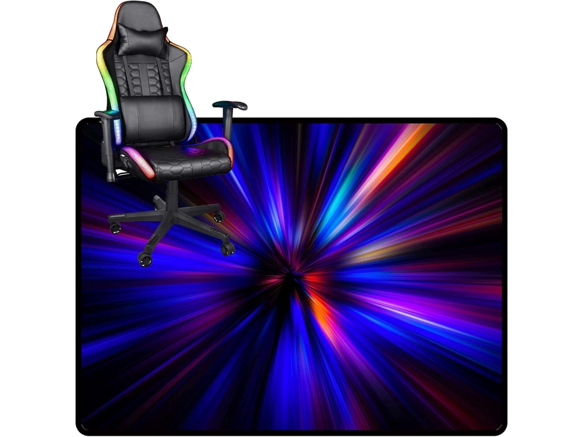 Tapete Cadeira Escritório Resistente Piso Laminado Madeira Gamer, Versátil Que Protege