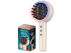 Cecotec Cepillo Reparador Con Microcorrientes Ems, Luz Led Roja Y Azul Haircare Revitalize Totalcare
