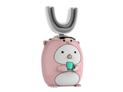 1 Unidade De Escova De Dentes Elétrica Ultrassônica Inteligente Infantil Em Formato De U, Recarregável Via Usb, Sem Fio.