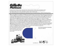 Recarga de Afeitadora GILLETTE Platinum 5 Hojas (400U) Man