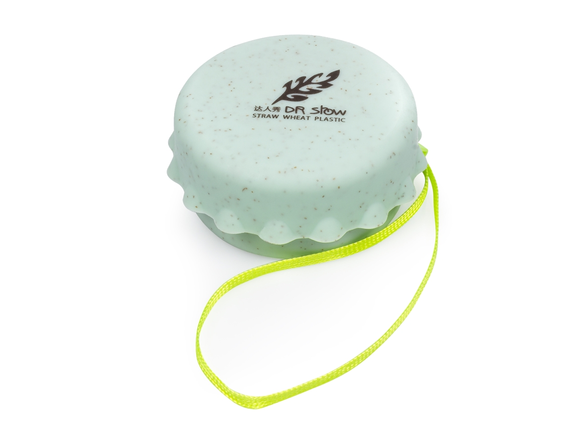 Vaso Plegable De Fibras Naturales 130ml. Fabricado En Caña De Trigo, Con Lanyard Para Colgar.