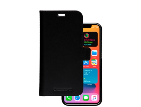 Funda Folio para iPhone 12 Pro Max DBRAMANTE1928 Piel Negro