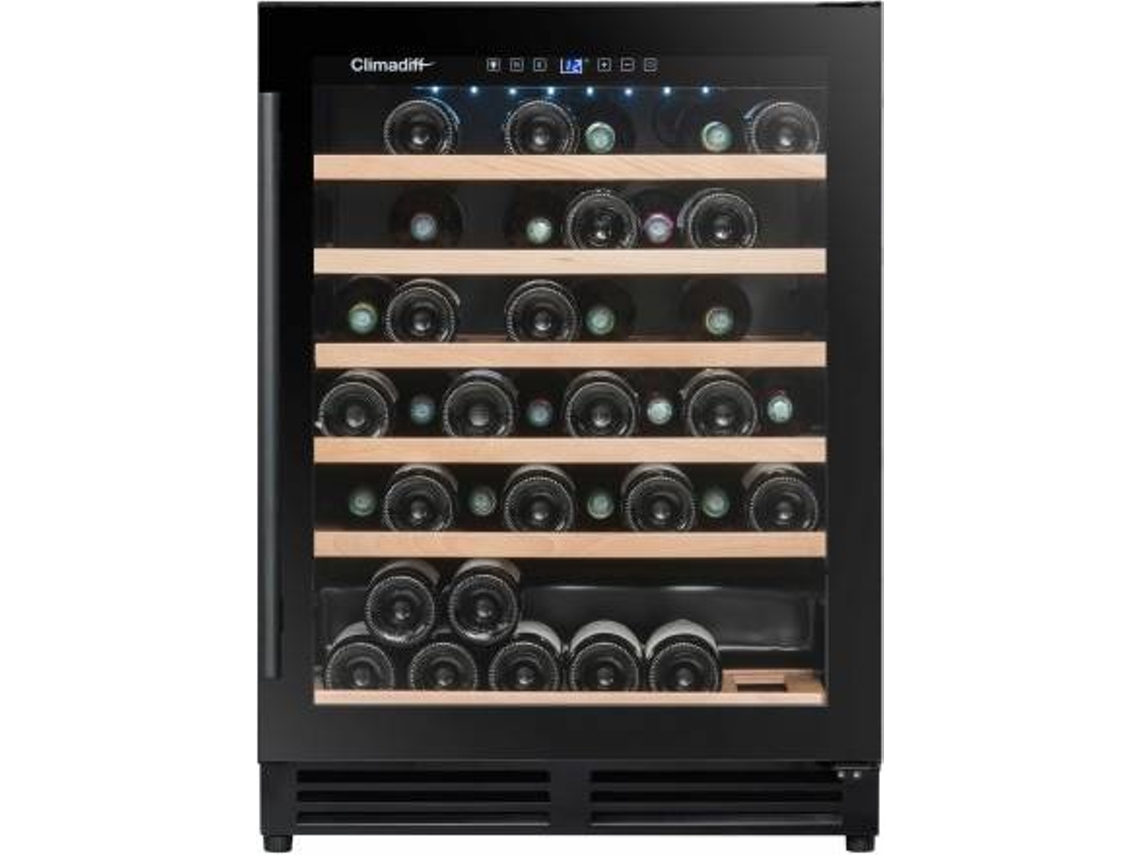 Vinoteca Integrable CLIMADIFF CBU51S2B (51 botellas - Negro)