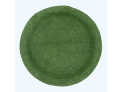 Homescapes Luxury Reversible Round Bath Mat - Fern Green