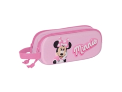 Estuche Doble 3D MINNIE (21 x 8 x 6 cm)