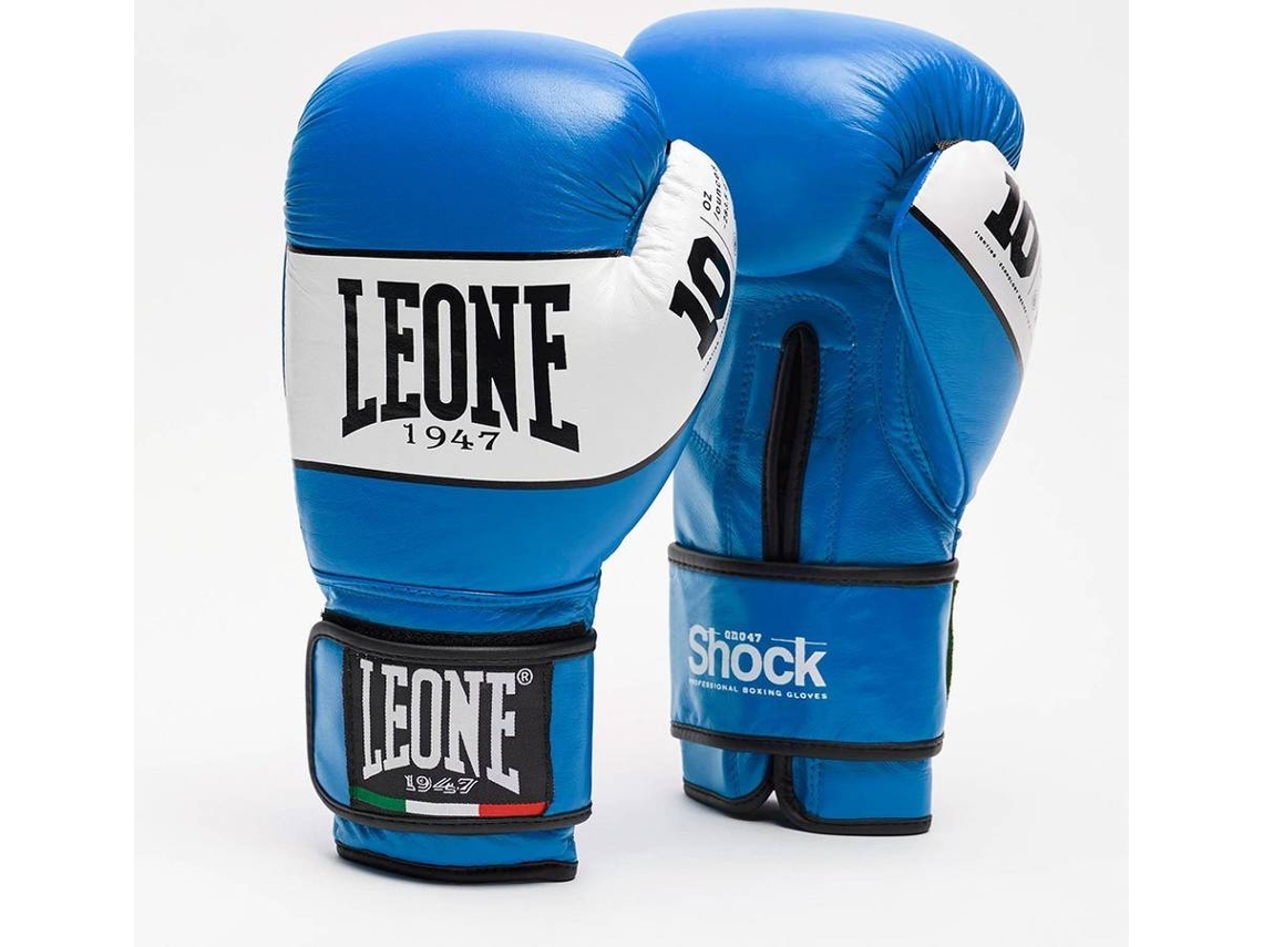 Guantes de Boxeo LEONE1947 Shock Azul (14 Oz)