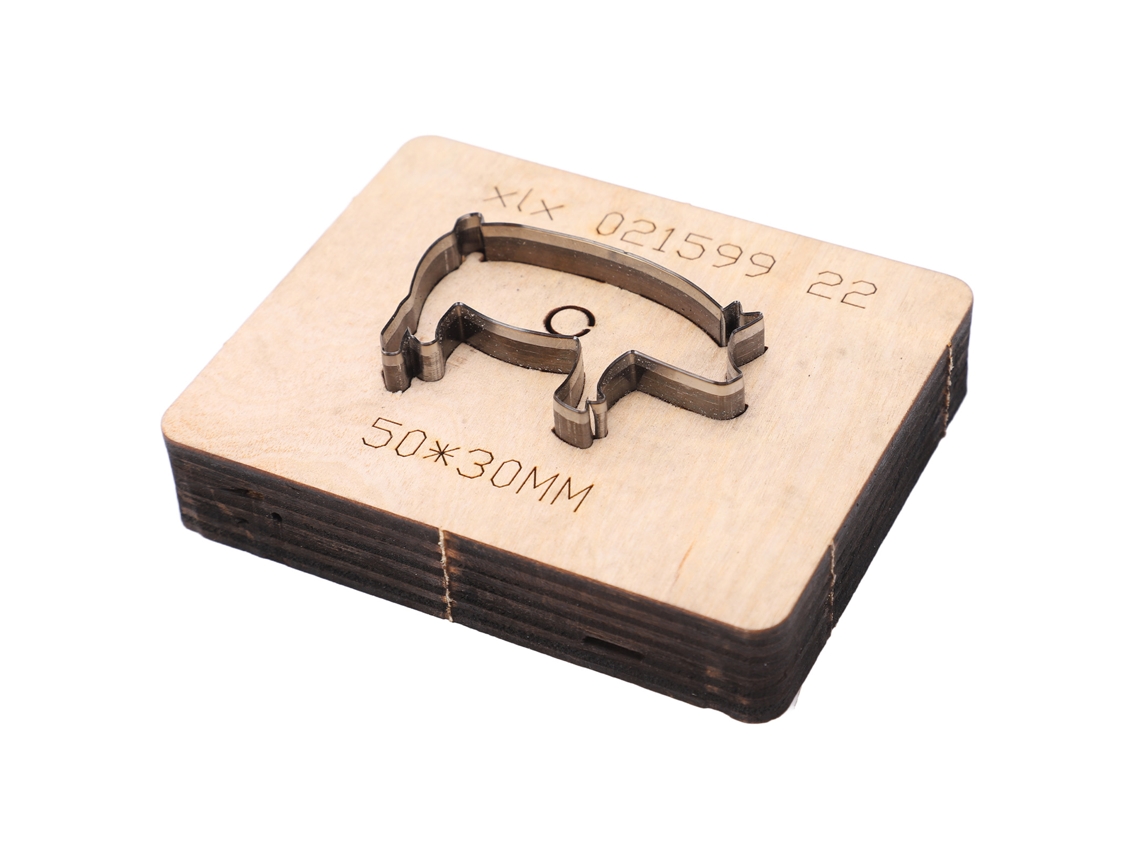 Herramienta De Corte De Cuero, Troquel Con Forma De Cerdo Para Papel, Caucho Y Plástico.
