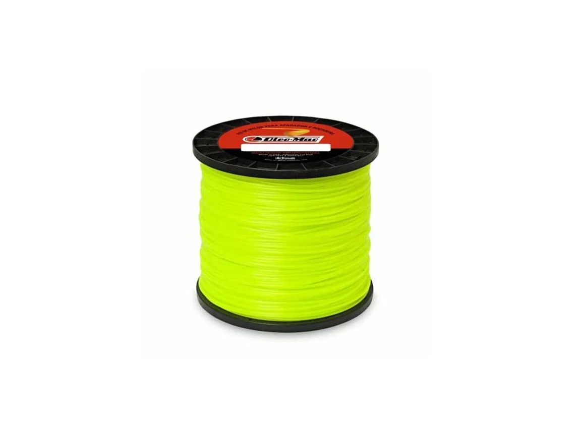 Hilo de Nylon Cuadrado para Desbrozadoras KIPA 8174 Ø4.0mm Rollo 15m 390705855