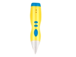 Bolígrafo 3D para niños, bolígrafo de impresión a baja temperatura, seguro para niños, no compatible con ABS/PLA, amarillo Gusshious