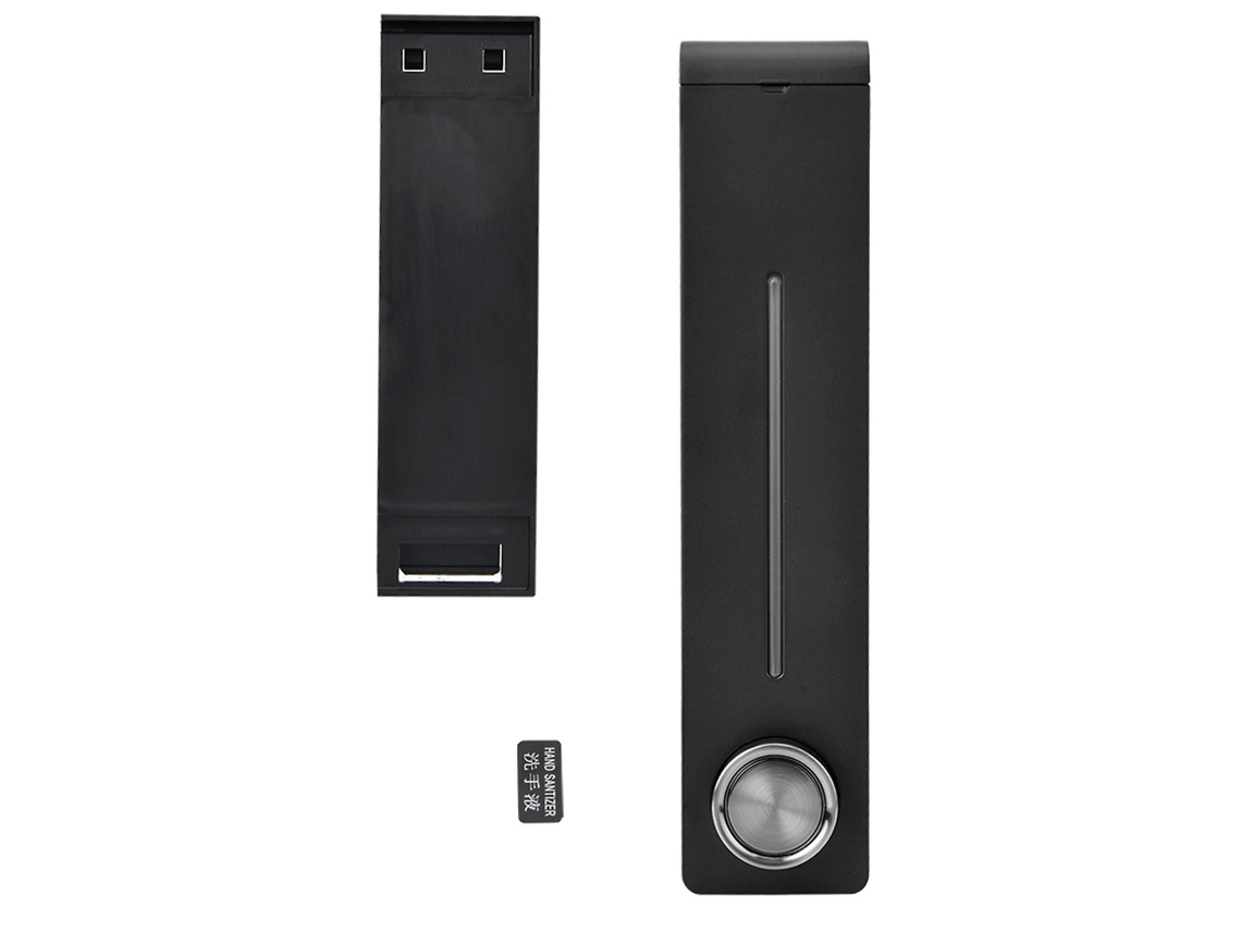 Dispensador de jabón en espuma de pared Rosewell negro mate para baño y cocina (305 ml)