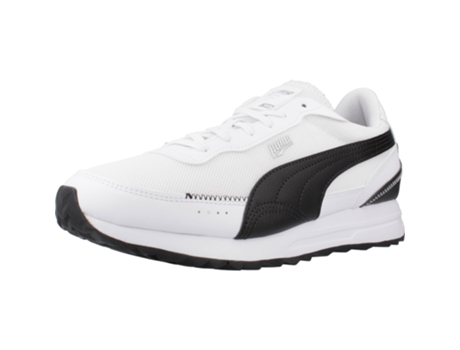 Zapatos de Hombre PUMA YELLOW Road Rider Lth Tecido Blanco (44)