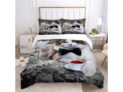 Juego Ropa Cama Diseño Niños Niñas Funda Nórdica Estampado Juego Microfibra Material Almohada 220x240 Cm