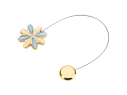 Clip magnético para cortinas Primerox con flor de cristal decorativa para el hogar.