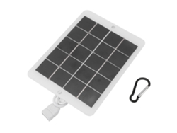 Mini Cargador Solar Portátil De Alta Eficiencia De 3w 5v Para Ciclismo, Senderismo Y Camping.