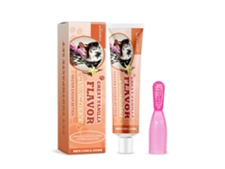 Set de pasta de dientes para mascotas, sabor vainilla, control de sarro, manchas, dientes amarillos, mal olor.