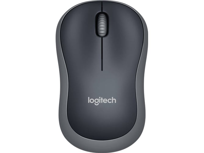 Ratón LOGITECH M185 (Bluetooth - Óptico - 1000 dpi - Gris)