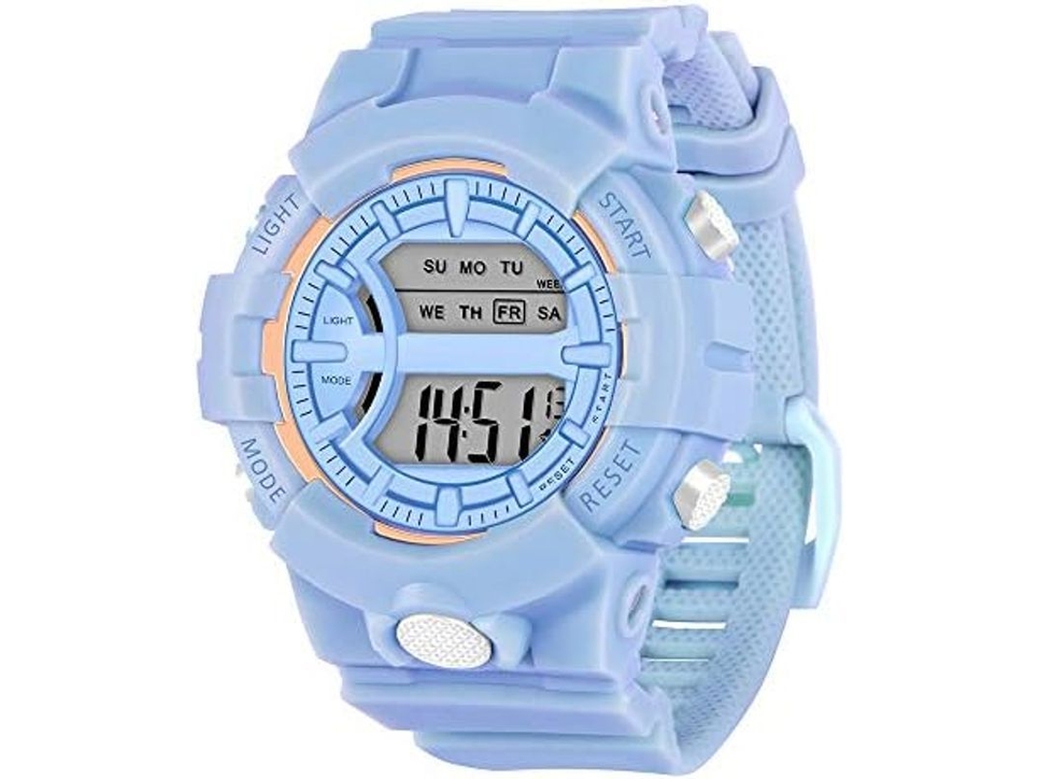 2026zentro-reloj Electrónico Deportivo Linjou Impermeable 30m Con Alarma Y Luz Nocturna El