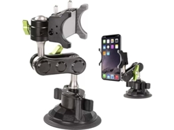 Soporte Universal Giratorio De 360° Para Teléfono Móvil De Coche, Para Salpicadero Y Parabrisas (rmc)