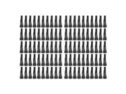 100 Cuchillas De Goma Para Recortar Dedos Para Aves De Corral, Pollos, Patos, Gansos, Negro