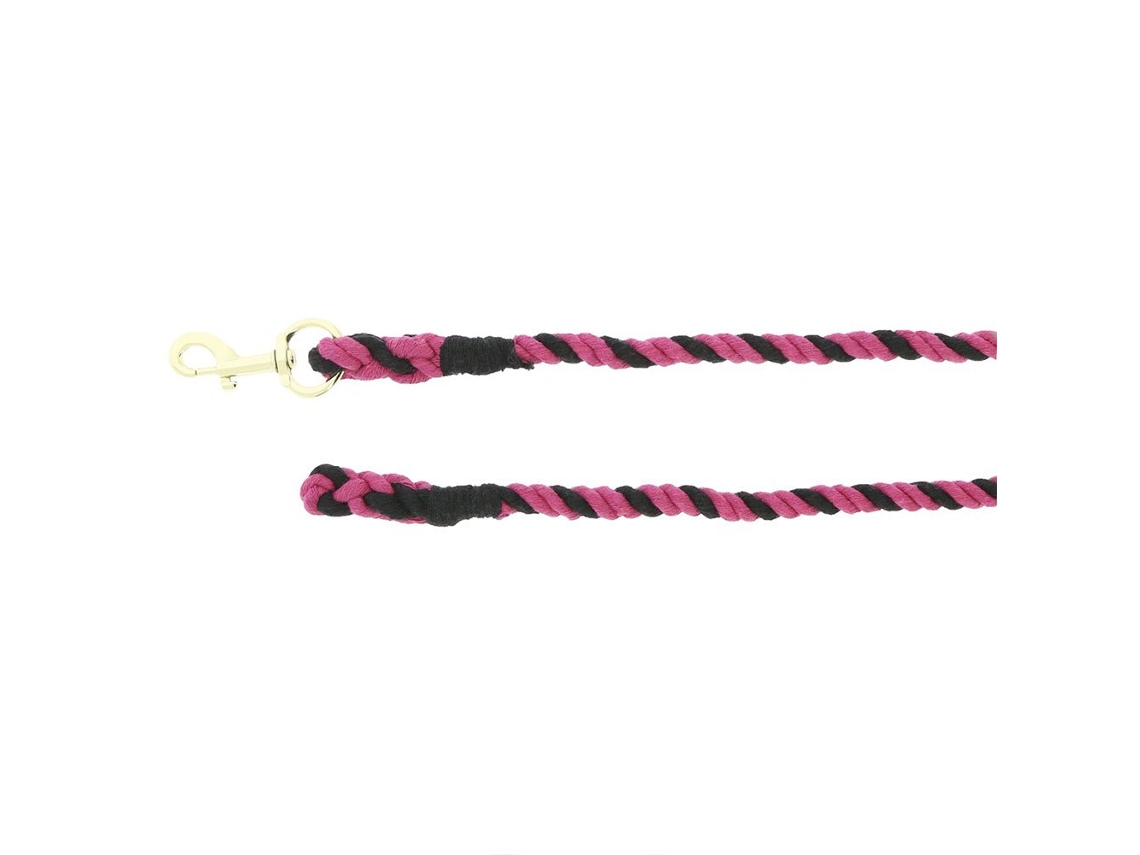 Corda de Chumbo de Amarração de Algodão Torcido Rosa 1.8 Mnorton Equestrian