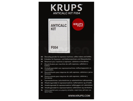 Descalcificador para Cafetera KRUPS F054001B (Compatibilidad: Krups F054001B)