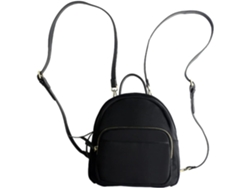 Bolso De Mano Negro Para Mujer Nuobesty Con Correa De Hombro Extraíble, Mini Mochila Versátil Para Llaves Y Tarjetas.