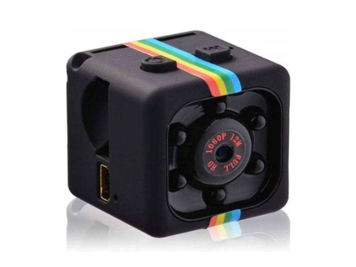 Mini cámara oculta inalámbrica, cámara de seguridad portátil Bestvite (negra)