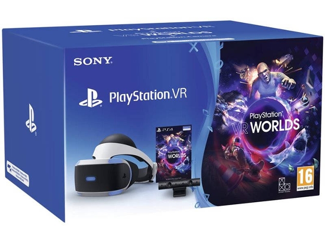 Pack Sony VR Gafas Realidad Virtual + PS4 Camera V2 + VR Worlds PS4 + Bravo  Team