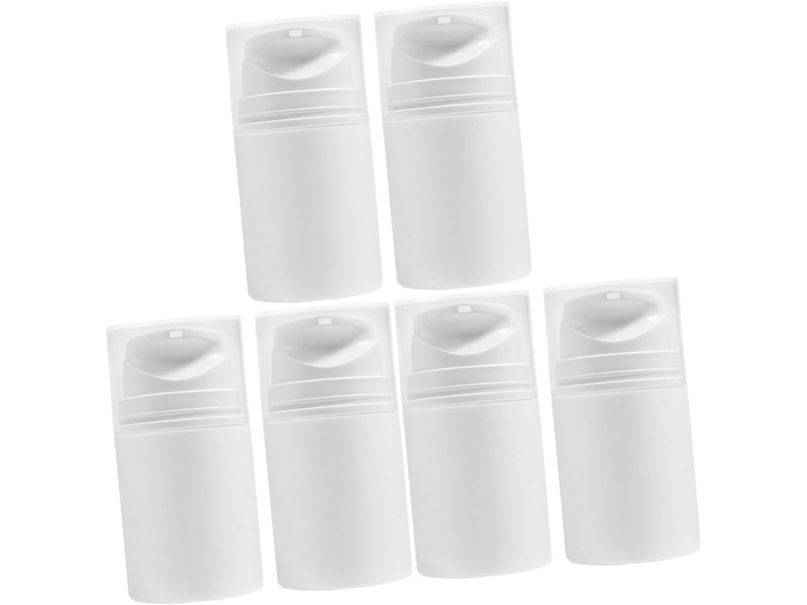 6 Pièces Botella De Lotion Sous Vide Botellas Cosmétiques Vides Frasco Pompe Airless Voyage
