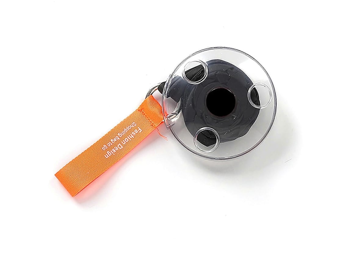 Sacola De Compras Dobrável E Telescópica Em Formato De Disco Compacto, Leve E Ideal Para Guardar Compras E Para Atividades Ao Ar Livre. Vermelha.